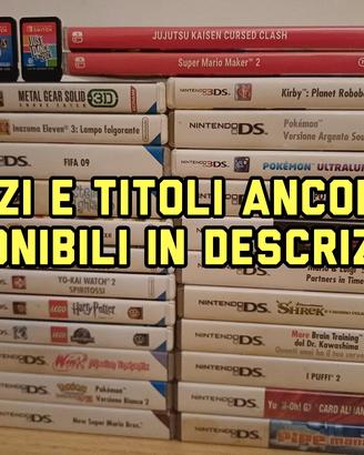 Giochi per Nintendo DS, 3DS e Nintendo Switch