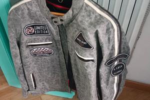 giubbotto in pelle x moto