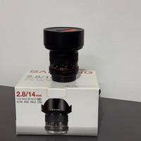 SAMYANG 14mm 2.8 ATTACCO EF