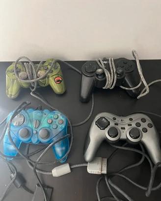 Lotto 4 controller PS2 PlayStation 2 Logitech