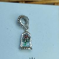 PANDORA La Bella e la Bestia Charm Rosa Incantata