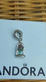 PANDORA La Bella e la Bestia Charm Rosa Incantata