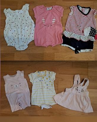 lotto estivo neonata 1-3 mesi