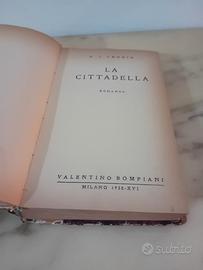 Prima Edizione 1938-La Cittadella A.J.Cronin