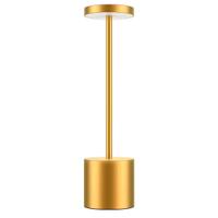 Lampada da tavolo led ricaricabile TOUCH oro