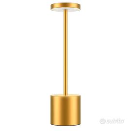 Lampada da tavolo led ricaricabile TOUCH oro