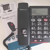 AMPLICOMMS BigTel 50 Alarm Plus a filo per anziani