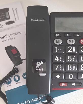 AMPLICOMMS BigTel 50 Alarm Plus a filo per anziani