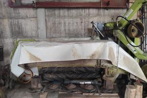 Falciacndizionatrice CLAAS con rulli in gomma