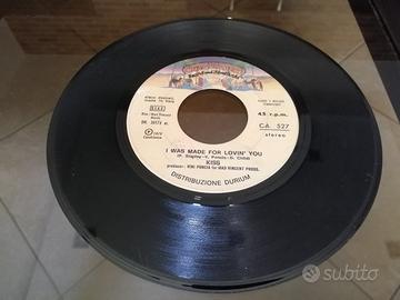 Kiss I Was Made For Lovin' You VINILE 7" 45 Giri
