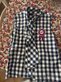 Camicia smanicata Love Moschino
