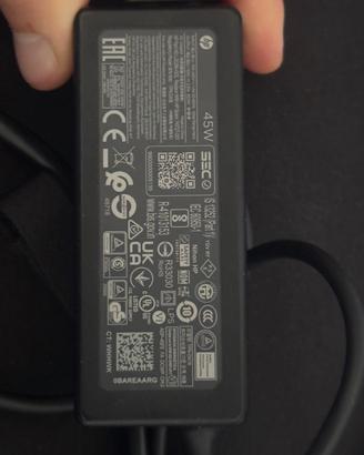 Alimentatore originale HP 45W 19,5V 2,31A + cavo -