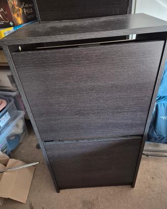 Scarpiera Bissa Ikea due ante marrone
