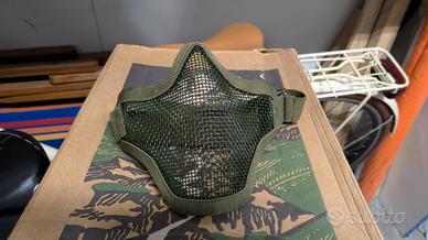 maschera di protezione softair in metallo 