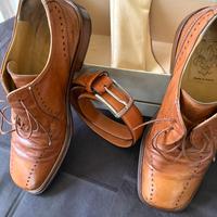 Scarpe Dino Corvani fatte a mano e cintura