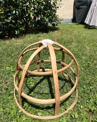 Porta veggio in legno (scaldaletto vintage)