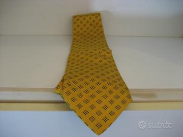 Cravatta Zadi, gialla con rombi neri