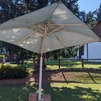 Grande ombrellone esterno 3x3.Base solida 4blocchi