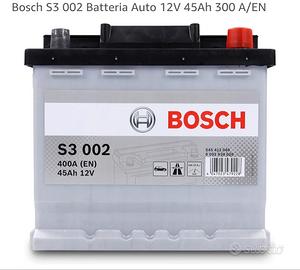 Batteria Auto Bosch S3 002 12V 45Ah 300 A/EN