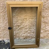 2 Finestre antocorodal dorate misura 80x55 e 45x61