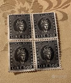 Marche da bollo 500 lire