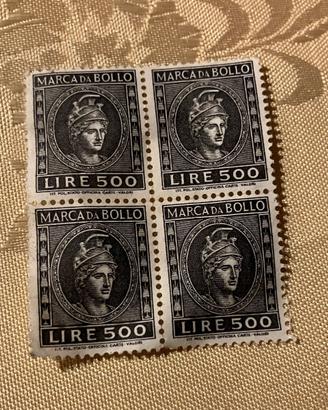 Marche da bollo 500 lire