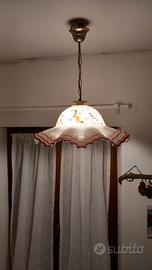 Lampadario in vetro 