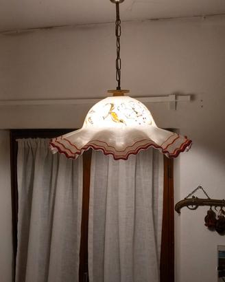 Lampadario in vetro 