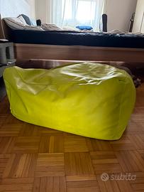 pouf verde acido