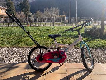 Bicicletta bambino 16" + rotelle + kit