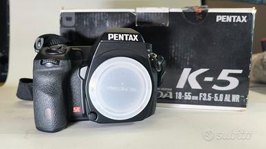 Pentax K5 come nuova  con zoom  AF- Da 50-200 - ED