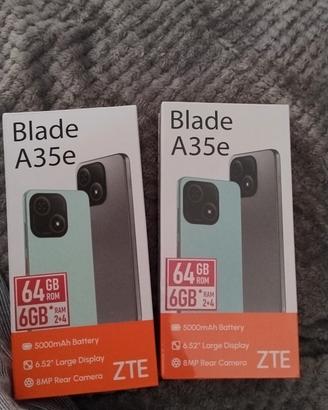 Due telefoni ZTE Blade A35e €120 NUOVI