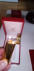 Accendino Cartier placcato oro