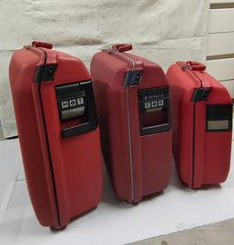 Set di valigie Samsonite Oyster rosse