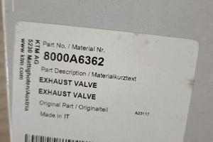 valvola Husqvarna Ktm