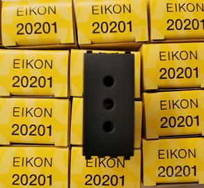VIMAR EIKON 20201 - Presa 2P+T 10A P11 grigio