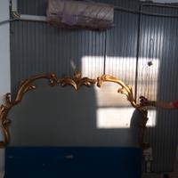 Testata letto dorata