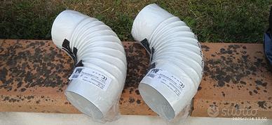 TUBI A GOMITO CURVA 90 CAMINO STUFA BOILER A LEGNA