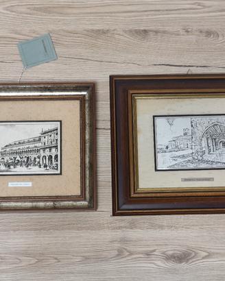 Lotto quadri vintage argento800 Spilimbergo Padova