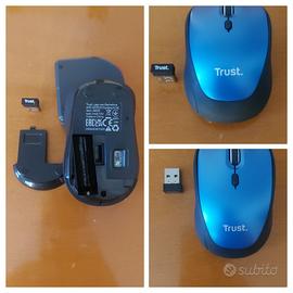 Mouse+cuffie pc+web cam+cuffie Aiwa+joystick