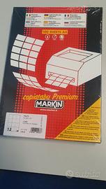 scatola etichette adesive