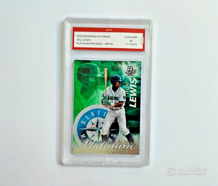 KYLE LEWIS GRADED 10 PP-KL MINT BASEBALL 2017 