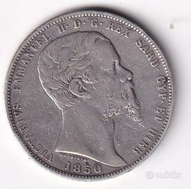 italia stati-piem-sardeg-5 lire 1850