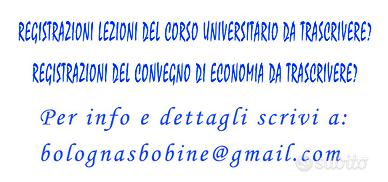 Sbobine & trascrizioni