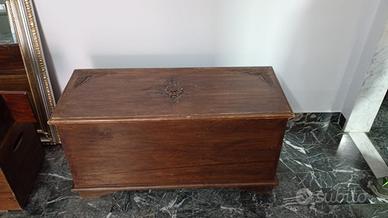 Cassa panca in legno