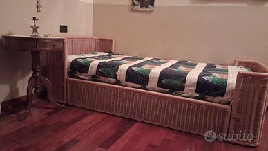 Letto in vimini