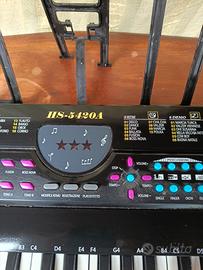 Pianola da tavolo HS-5420A ,con accompagnamentii