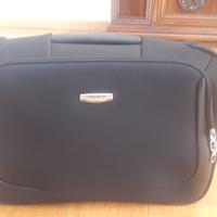 Valigia/porta abito Samsonite nera, senza ruote