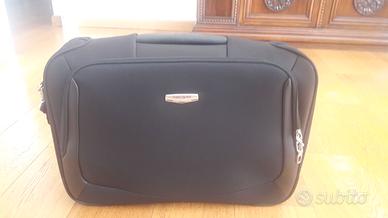 Valigia/porta abito Samsonite nera, senza ruote