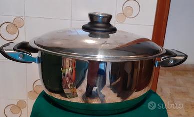 1Pentole con coperchio + campana+pentola per cottu